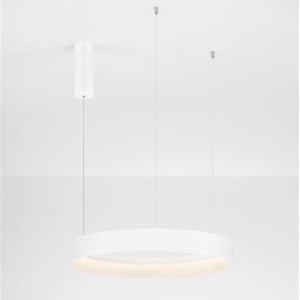 Lustra circulara aluminiu alb LED CCT LUMIA 60cm 632599 universul-luminii.ro