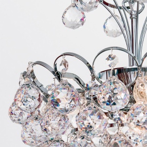 Lustra cristal Asfour, KRISTALL KLASSISCH crom 40cm, 8, universul-luminii.ro