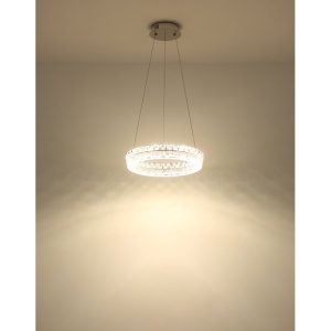 Lustra cristale din sticla LED CCT cu telecomanda LAUREL - Img 9