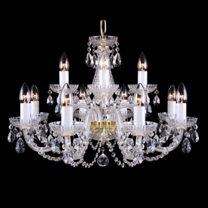 Lustra cu 12 brate cristal Bohemia L11 006/12/1-A; F 2 floor