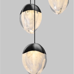 Lustra cu 12 pendule LED ALICIA 630439 universul-luminii.ro
