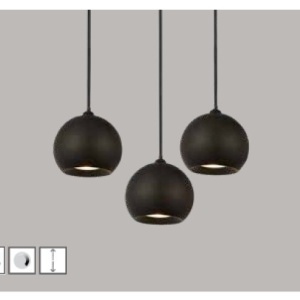 Lustra cu 3 pendule design modern Eindhoven 110269 universul-luminii.ro