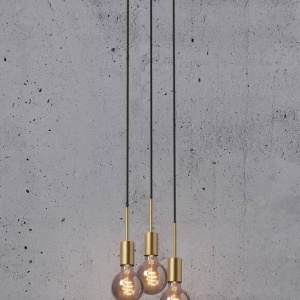 Lustra cu 3 pendule design modern PACO alama 2112063035 NL 94159 universul-luminii.ro
