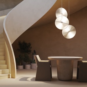 Lustra cu 3 pendule LED design deosebit Reflex - Img 5