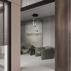 Lustra cu 3 pendule LED design modern ATMOSFERA - Img 7