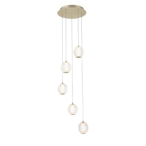 Lustra cu 3 pendule LED design modern decorativ Allure 158889 universul-luminii.ro