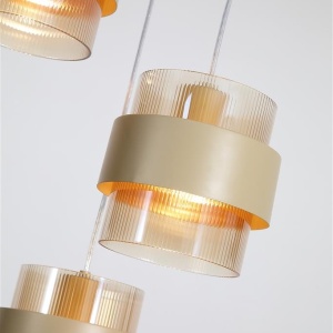 Lustra cu 3 pendule stil scandinav Royal chihlimbar 624559 universul-luminii.ro