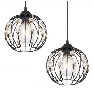 Lustra cu 4 pendule design modern HANAKO 16029-4H GL 189299 universul-luminii.ro
