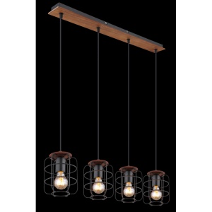 Lustra cu 4 Pendule minimaliste stil industrial Willa 106249 universul-luminii.ro