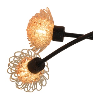 Lustra cu 4 spoturi din sticla in stilul florentin Flower 1134014 NV 68089 universul-luminii.ro