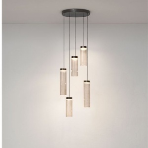 Lustra cu 5 pendule LED BRIELLE - Img 4