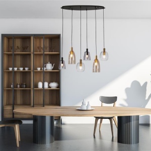 Lustra cu 6 pendule design modern Divine 221979 universul-luminii.ro
