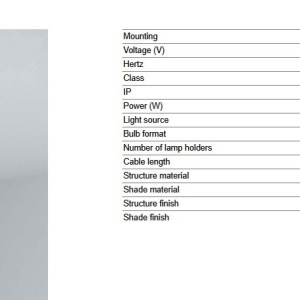 Lustra cu 7 pendule metal TATAWIN S blue - Img 4