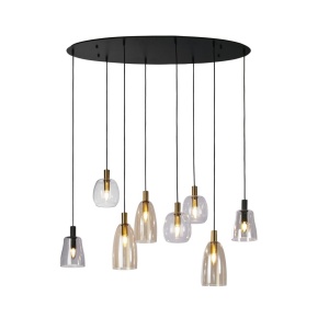Lustra cu 8 pendule design modern Divine