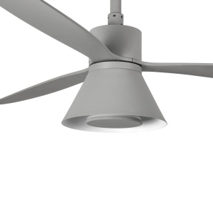 Lustra cu Ventilator si telecomanda AMELIA L CONE LED gri 126949 universul-luminii.ro