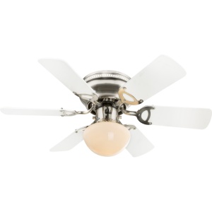 Lustra cu ventilator UGO 0307W GL 49909 universul-luminii.ro