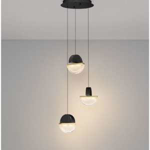 Lustra decorativa cu 3 pendule LED 3000K DORIN - Img 4