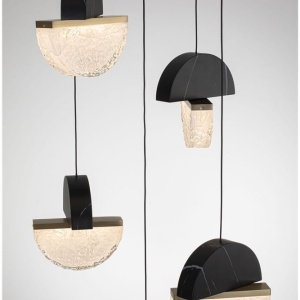 Lustra decorativa cu 5 pendule LED 2700K DORIN - Img 6