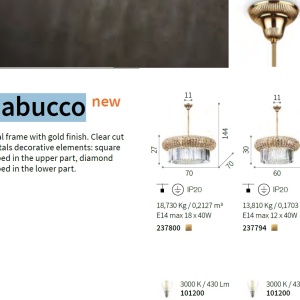 Lustra deosebita design elegant NABUCCO SP12 237794 IDL - Img 3