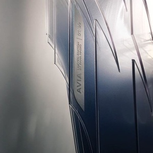 Lustra design Art Deco realizata manual Avia M Blue 215239 universul-luminii.ro