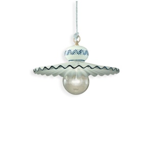 Lustra design clasic realizata manual din ceramica ROMA 41cm