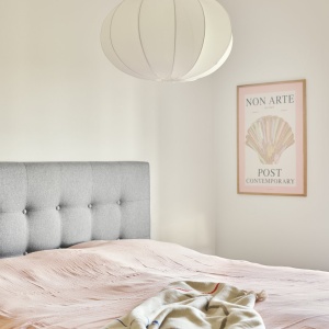 Lustra design elegant cu abajur textil Aeron 60 220739 universul-luminii.ro