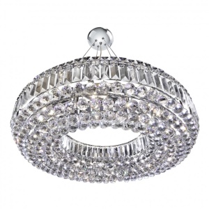 Lustra design LUX cristal K5 Vesuvius 10L 9392CC SRT