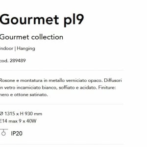 Lustra design modern Gourmet pl9 64779 universul-luminii.ro