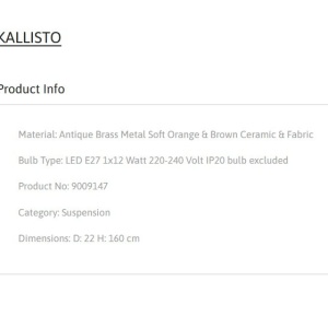 Lustra design modern KALLISTO 152209 universul-luminii.ro