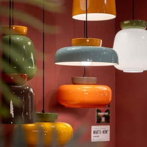 Lustra design retro realizata manual din ceramica MARACANÀ 221919 universul-luminii.ro