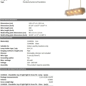 Lustra dimabila design LUX Joy of Light 114402 HZ 193479 universul-luminii.ro