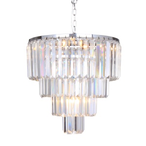 Lustra eleganta design deosebit AMEDEO, crom 17106/4+1-CHR ZL - Img 2