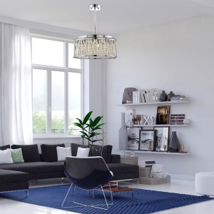 Lustra eleganta design modern Elise 4L 8334-4CC SRT - Img 4