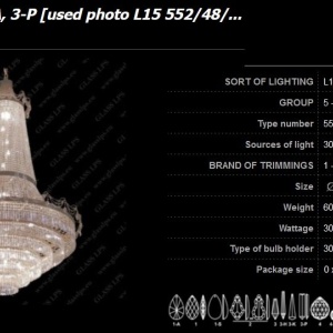 Lustra Imperial cristal Bohemia L15 552/30/1-A, 3-P 173499 universul-luminii.ro