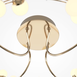 Lustra LED aplicata design modern decorativ Tessara 60cm - Img 5