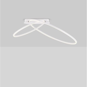 Lustra LED aplicata design modern minimalist KIKLOS alb - Img 5
