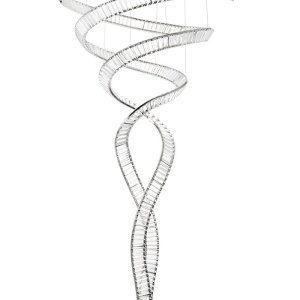 Lustra LED casa scarii design deosebit CHARMES 2B crom - Img 5