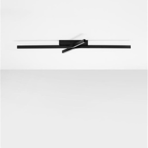 Lustra LED CCT aplicata design modern AKRO negru 169129 universul-luminii.ro