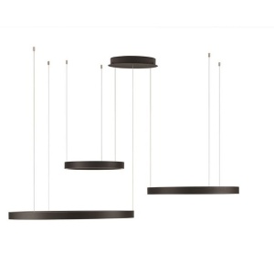 Lustra LED circulara cu 3 inele 80/60/40cm ELOWEN 147669 universul-luminii.ro
