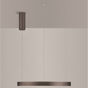 Lustra LED circulara ELOWEN 60cm, maro 228469 universul-luminii.ro