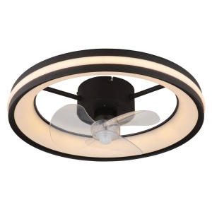 Lustra LED cu ventilator si telecomanda GATIAN 240789 universul-luminii.ro