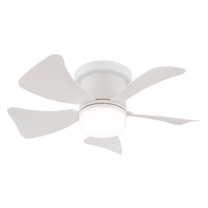 Lustra LED cu ventilator si telecomanda HINES alb 40cm, 03609W GL 247079 universul-luminii.ro