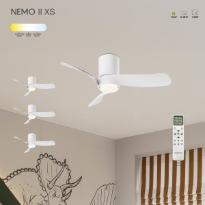 Lustra LED cu Ventilator si telecomanda NEMO II XS alb - Img 6
