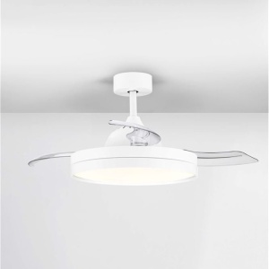 Lustra LED cu Ventilator si telecomanda NEVMA alb 238519 universul-luminii.ro
