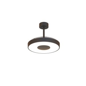 Lustra LED cu Ventilator tavan smart sistem TUYA si telecomanda COIN negru - Img 3
