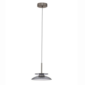 Lustra LED design ambiental Esti fumuriu 23cm