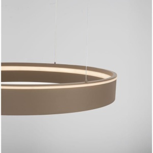 Lustra LED design circular OLIVIA bej D-78cm - Img 7