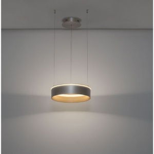 Lustra LED design circular OLIVIA nickel D-40cm - Img 6