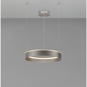Lustra LED design circular OLIVIA nickel D-60cm - Img 4