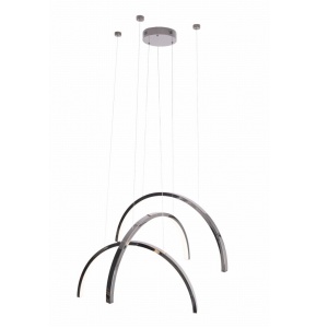 Lustra LED design decorativ modern Trio Arc Shiny Black